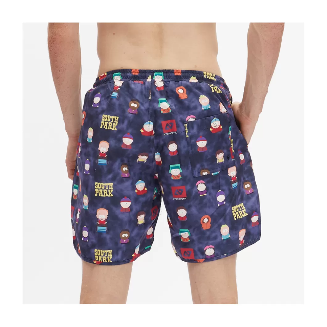 Best Boardshorts 16' South Park Mix Tie Dye Dark Purple Adult Boardshorts