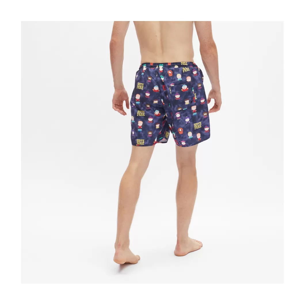 Best Boardshorts 16' South Park Mix Tie Dye Dark Purple Adult Boardshorts
