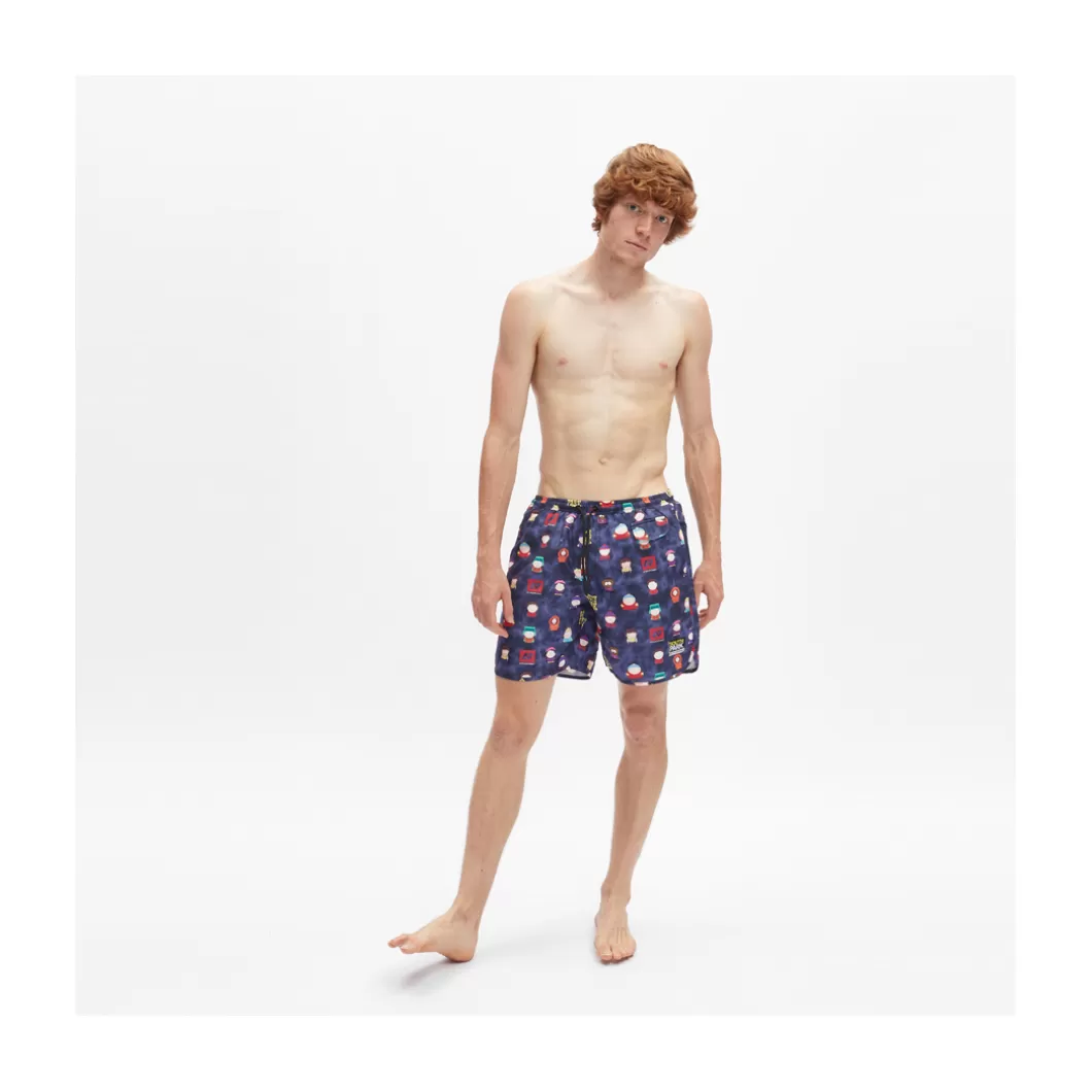 Best Boardshorts 16' South Park Mix Tie Dye Dark Purple Adult Boardshorts