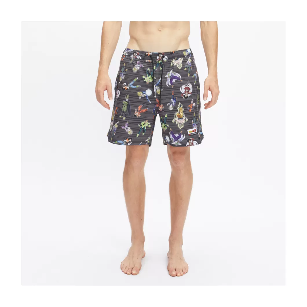 New Boardshorts Youth 16' Dragon Ball Z Cell Dark Grey Youth Boardshorts Youth