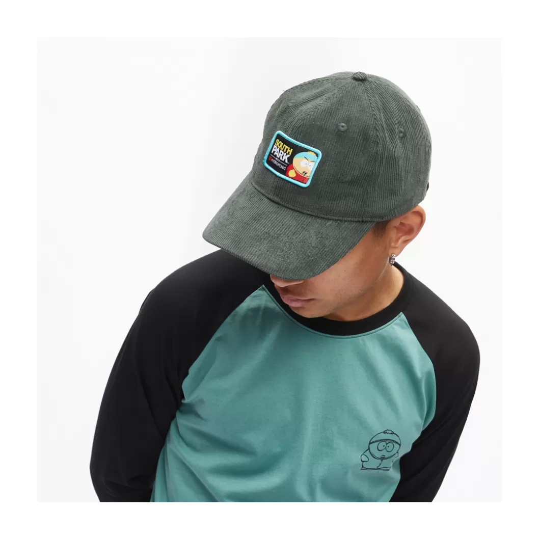 Shop Cap South Park Cartman Green Grey Corduroy Caps & Hats