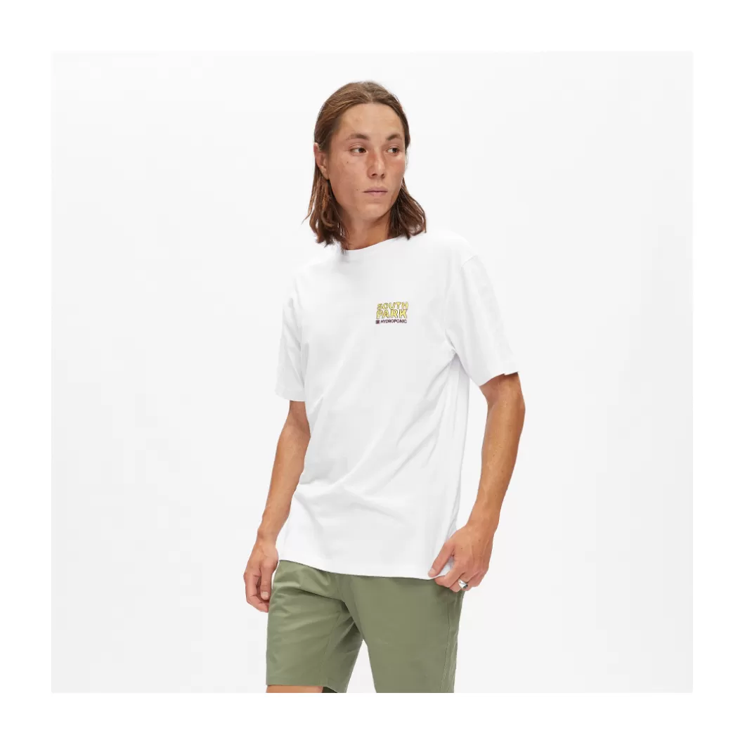 Hot T-Shirt South Park Colors White Adult T-Shirts