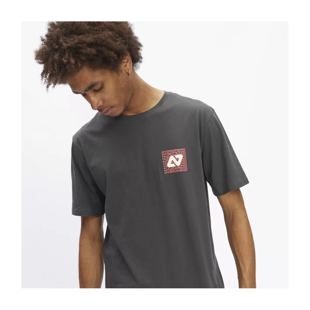 Shop T-Shirt Waves Charcoal Adult T-Shirts